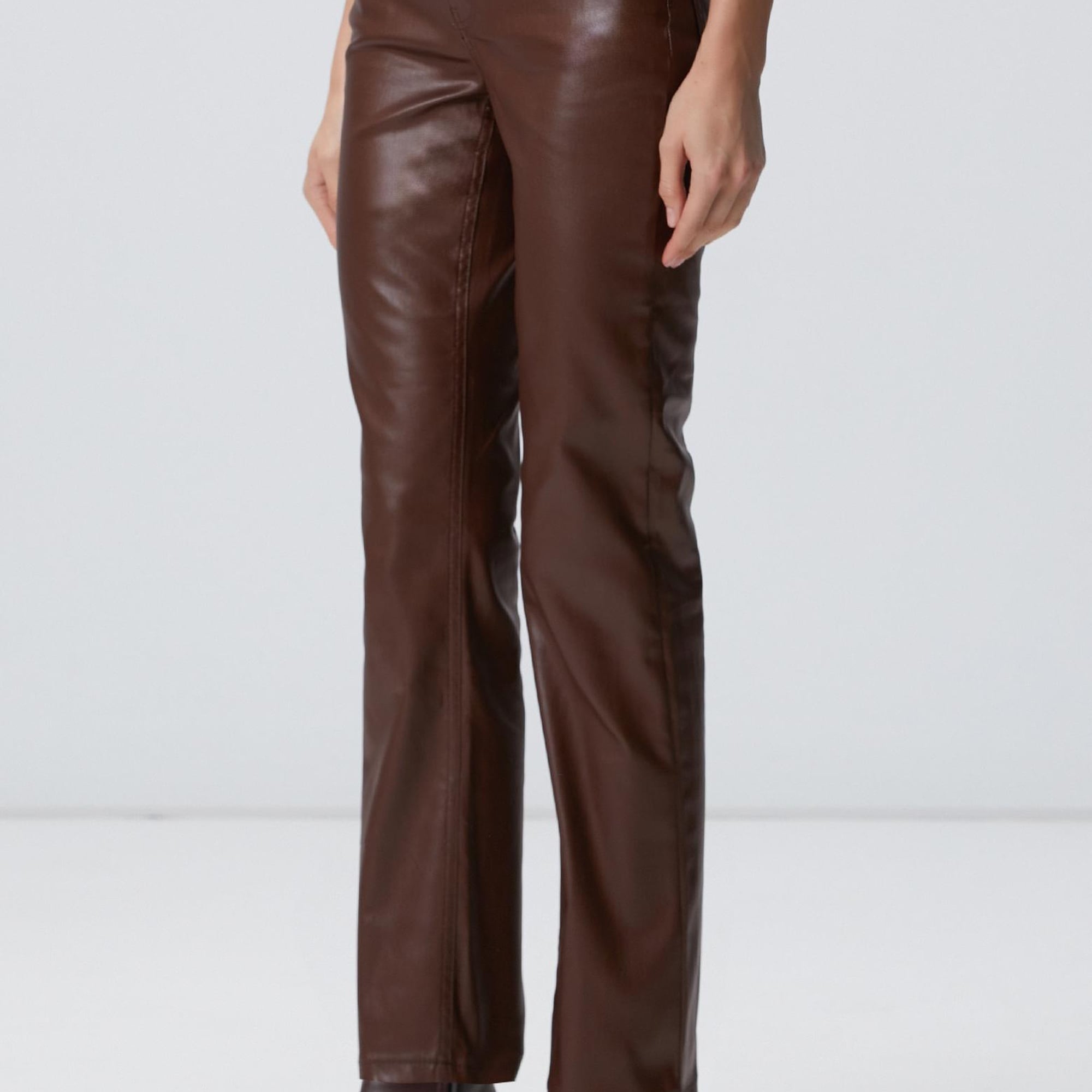 Network Kadın Kahverengi Kaplamalı Pantolon