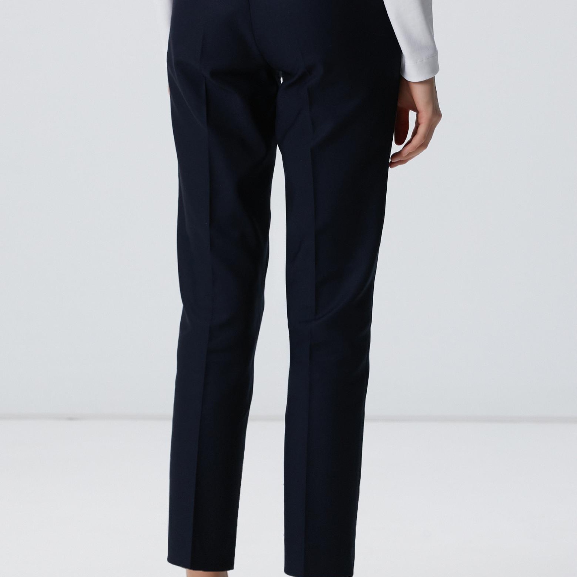 Network Kadın Lacivert Basic Skinny Pantolon