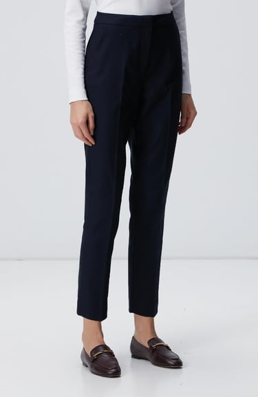  Network Kadın Lacivert Basic Skinny Pantolon