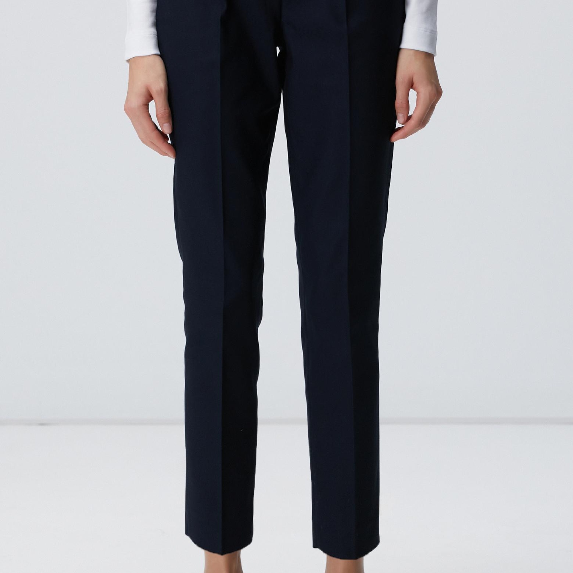 Network Kadın Lacivert Basic Skinny Pantolon