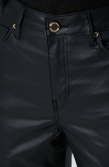  Network Kadın Siyah Kaplamalı Pantolon