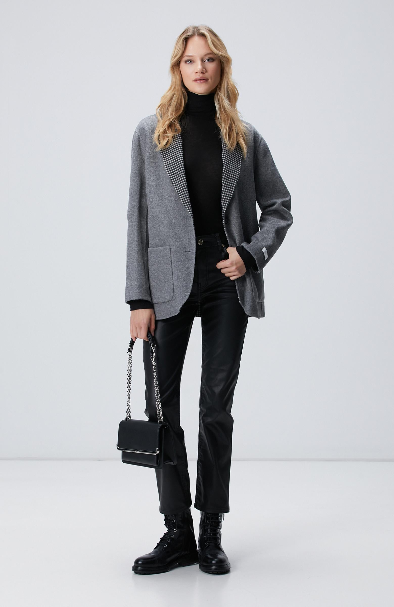  Network Kadın Siyah Kaplamalı Pantolon