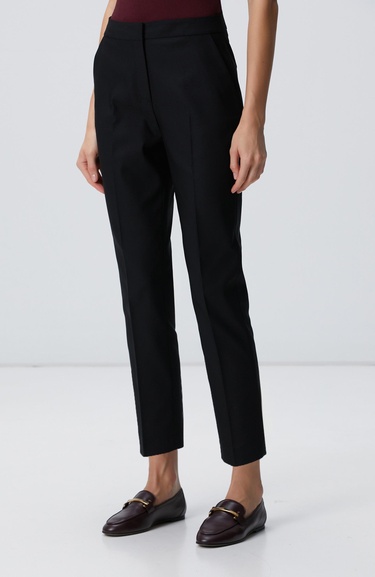  Network Kadın Siyah Basic Skinny Pantolon