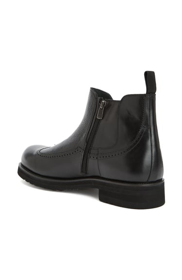  George Hogg Erkek Siyah Deri Bot