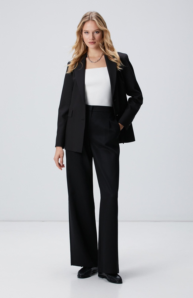  Network Kadın Siyah Palazzo Pantolon