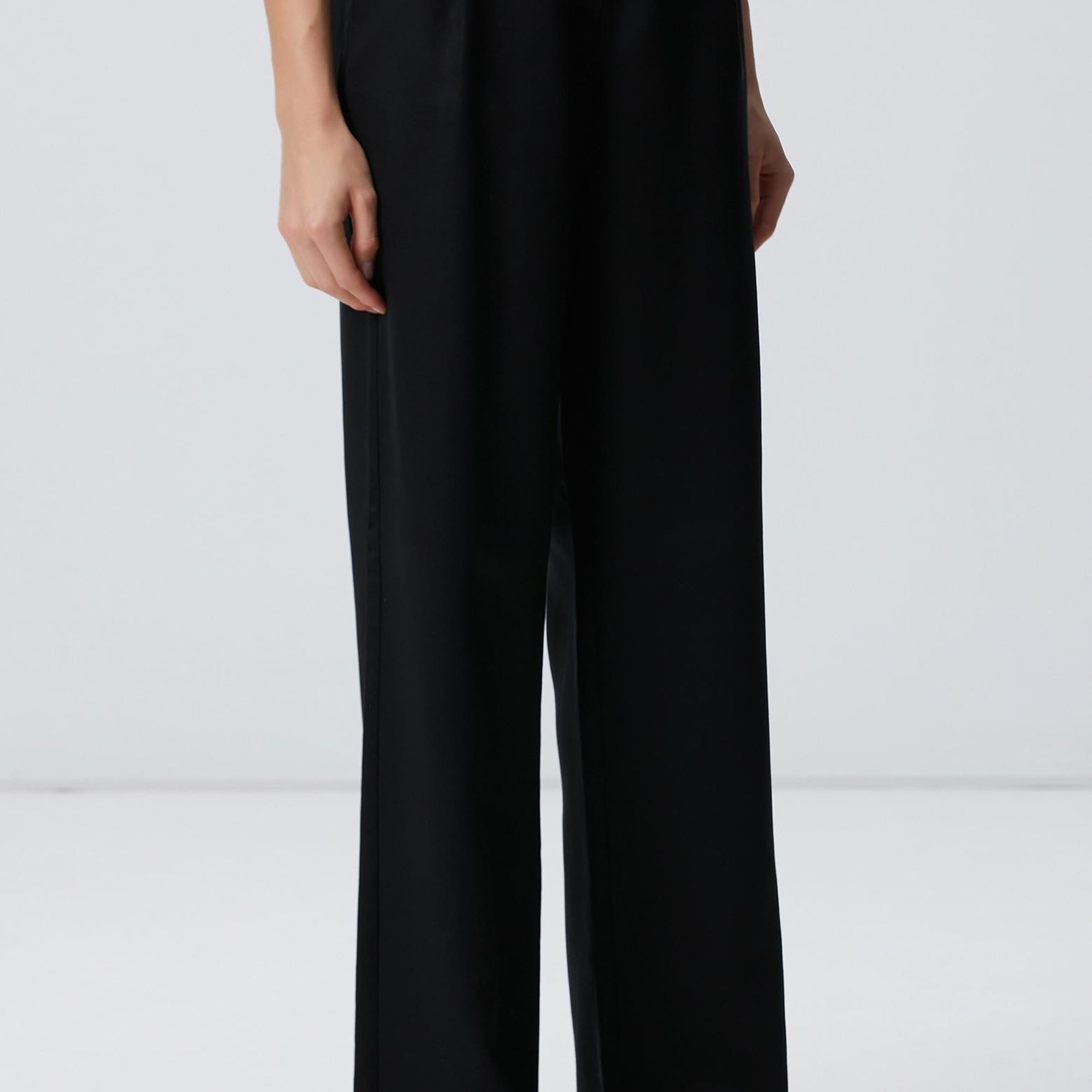 Network Kadın Siyah Palazzo Pantolon