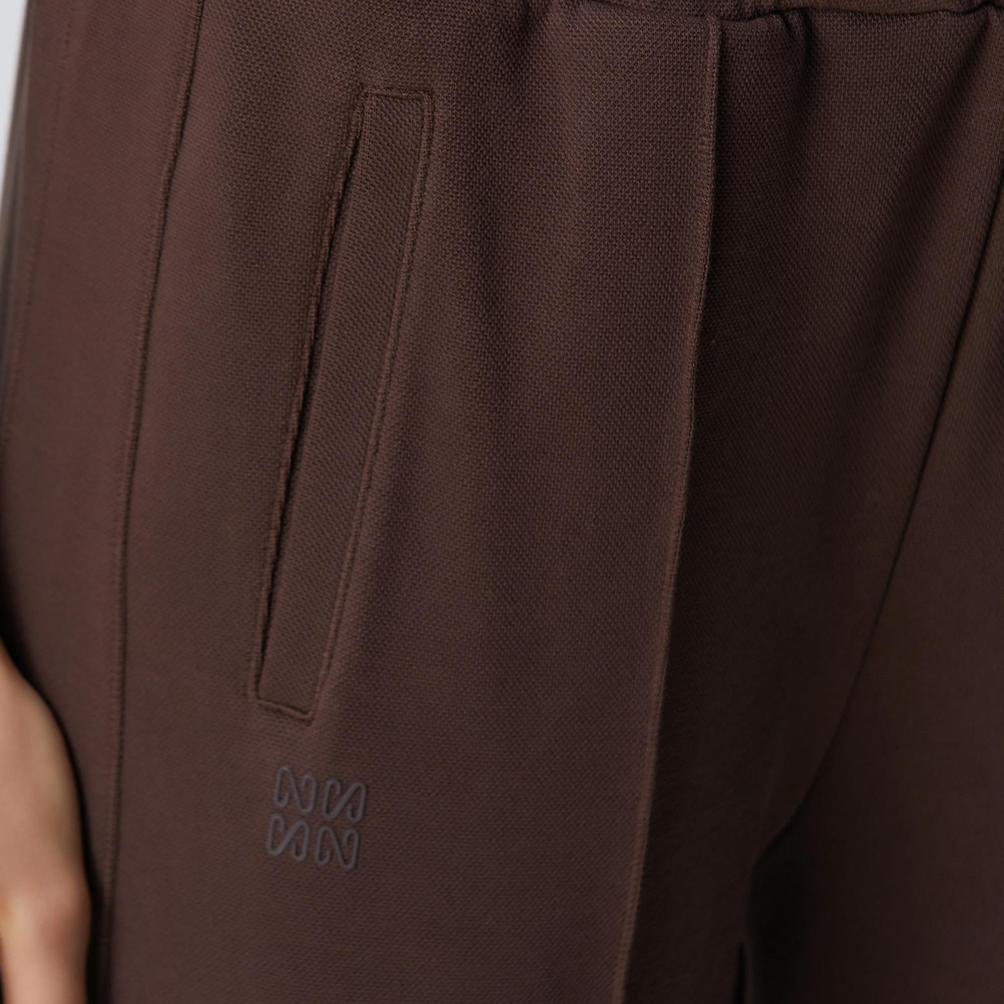 Network Kadın Kahverengi Bol Paça Basic Eşofman