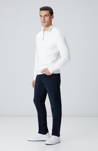  Network Erkek Kırık Beyaz Kazak