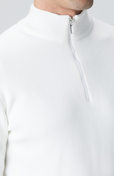  Network Erkek Kırık Beyaz Kazak