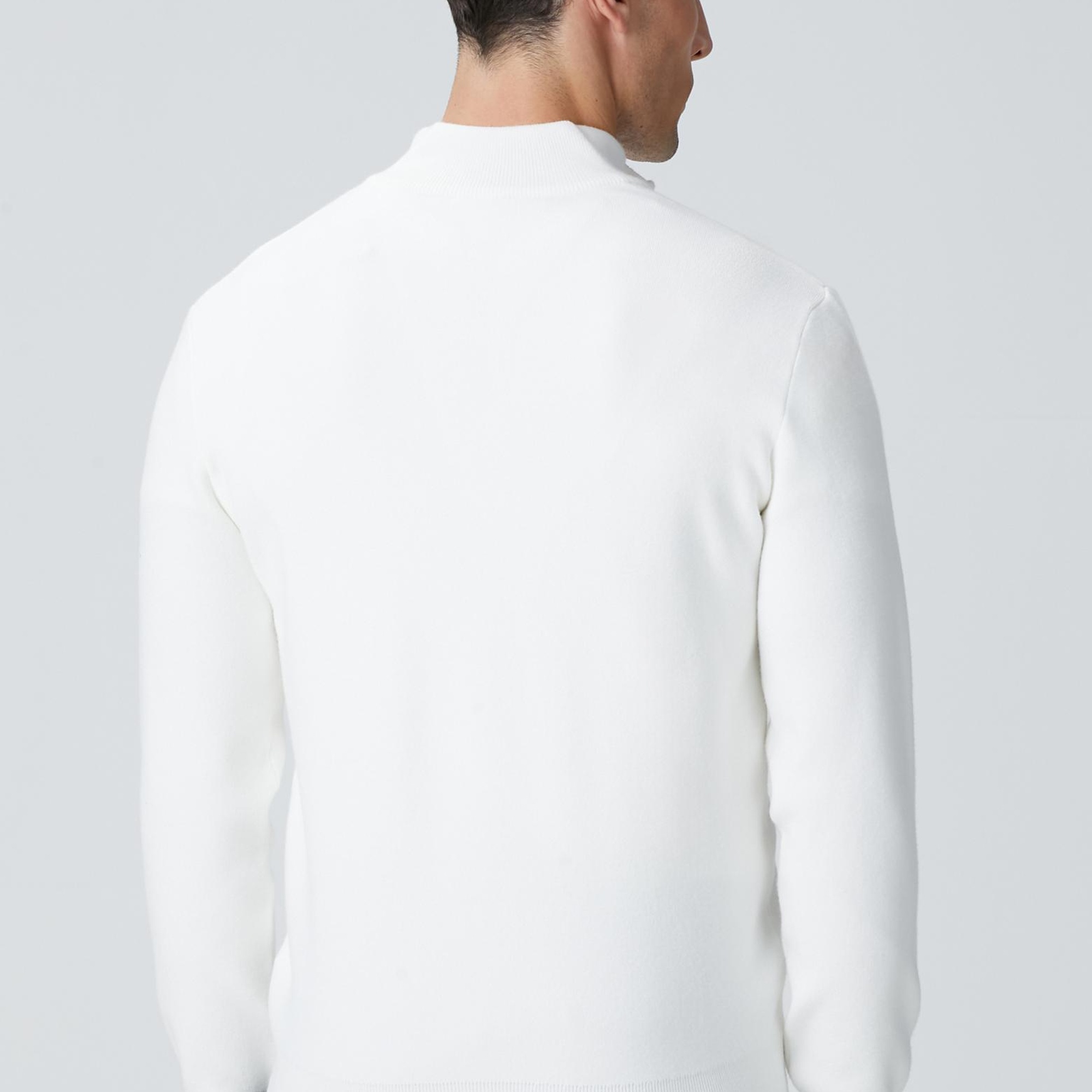 Network Erkek Kırık Beyaz Kazak