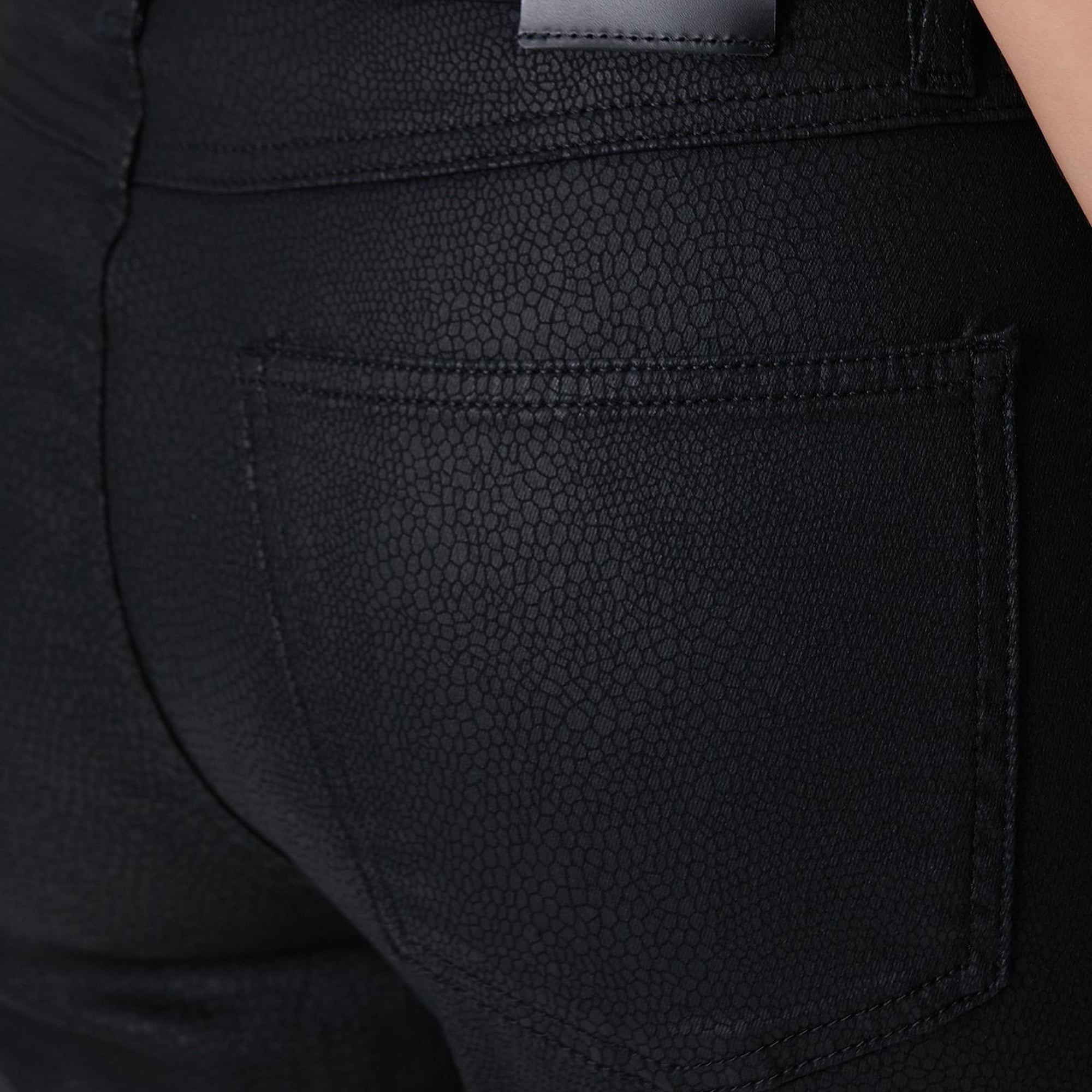 Network Kadın Siyah Kaplama Casual Pantolon