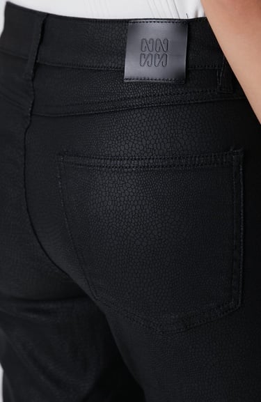  Network Kadın Siyah Kaplama Casual Pantolon