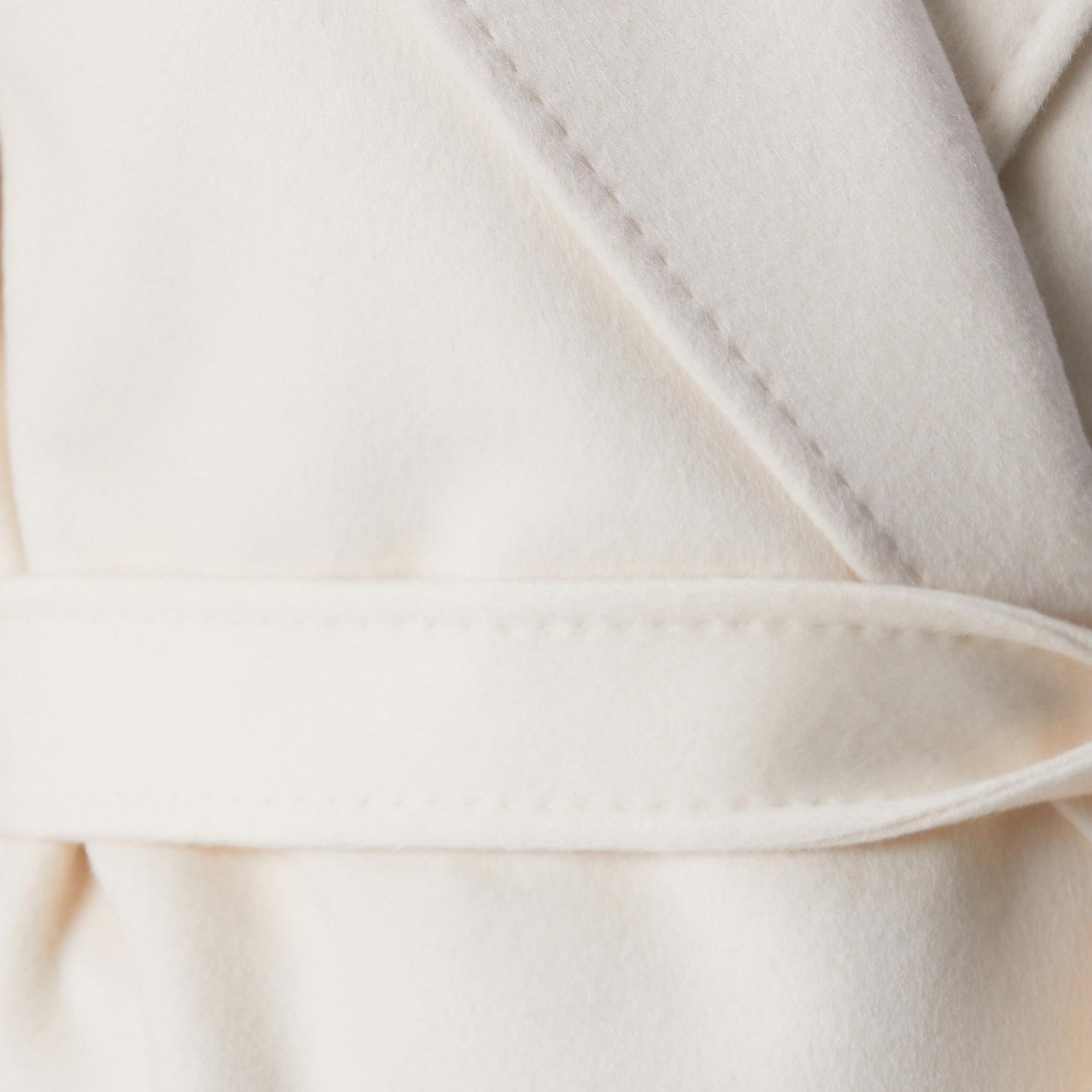 Network Kadın Limited Kırık Beyaz Yün Karışımlı Manto