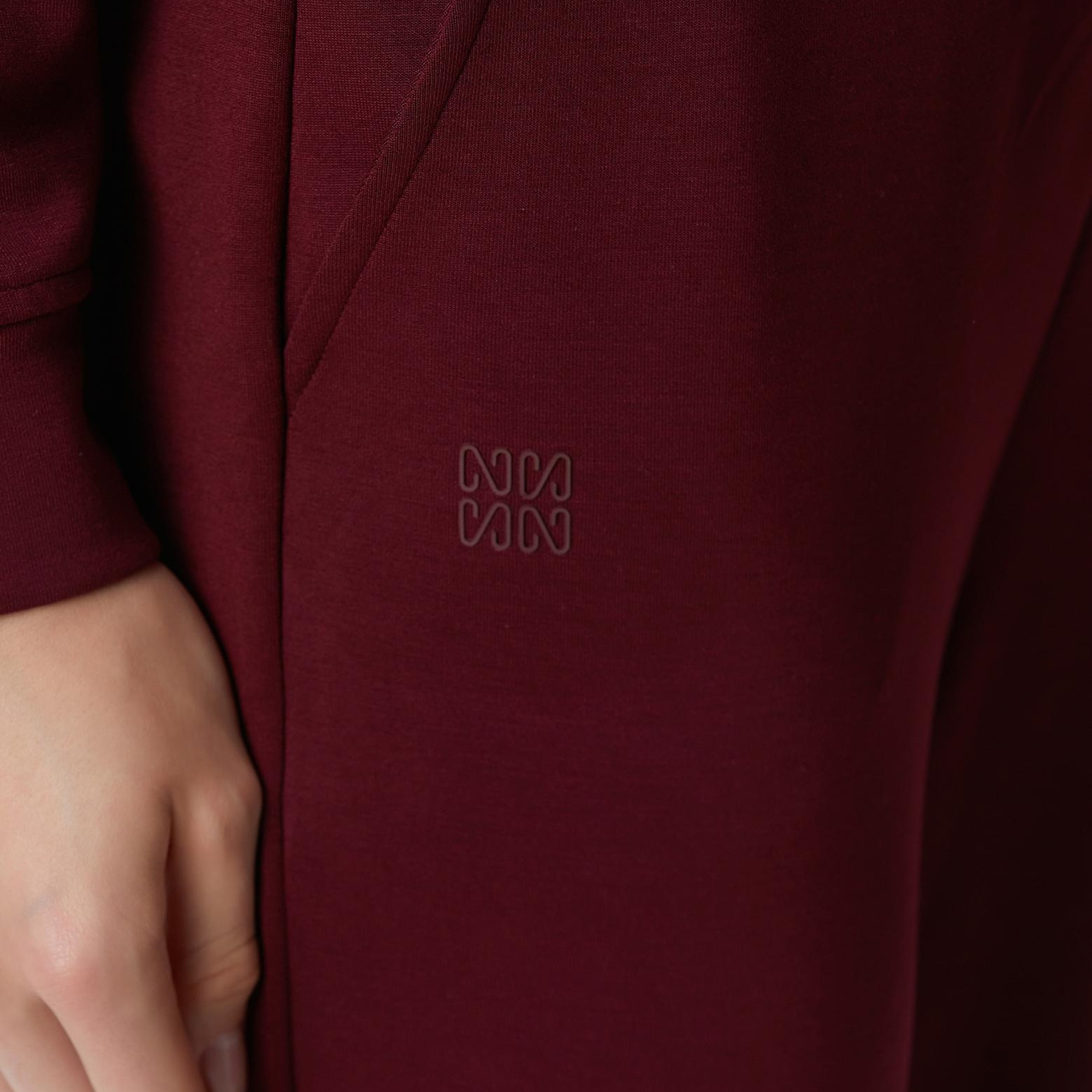 Network Kadın Bordo Paçası Pile Detaylı Eşofman