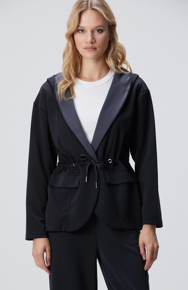  Network Kadın Siyah Antrasit Ceket