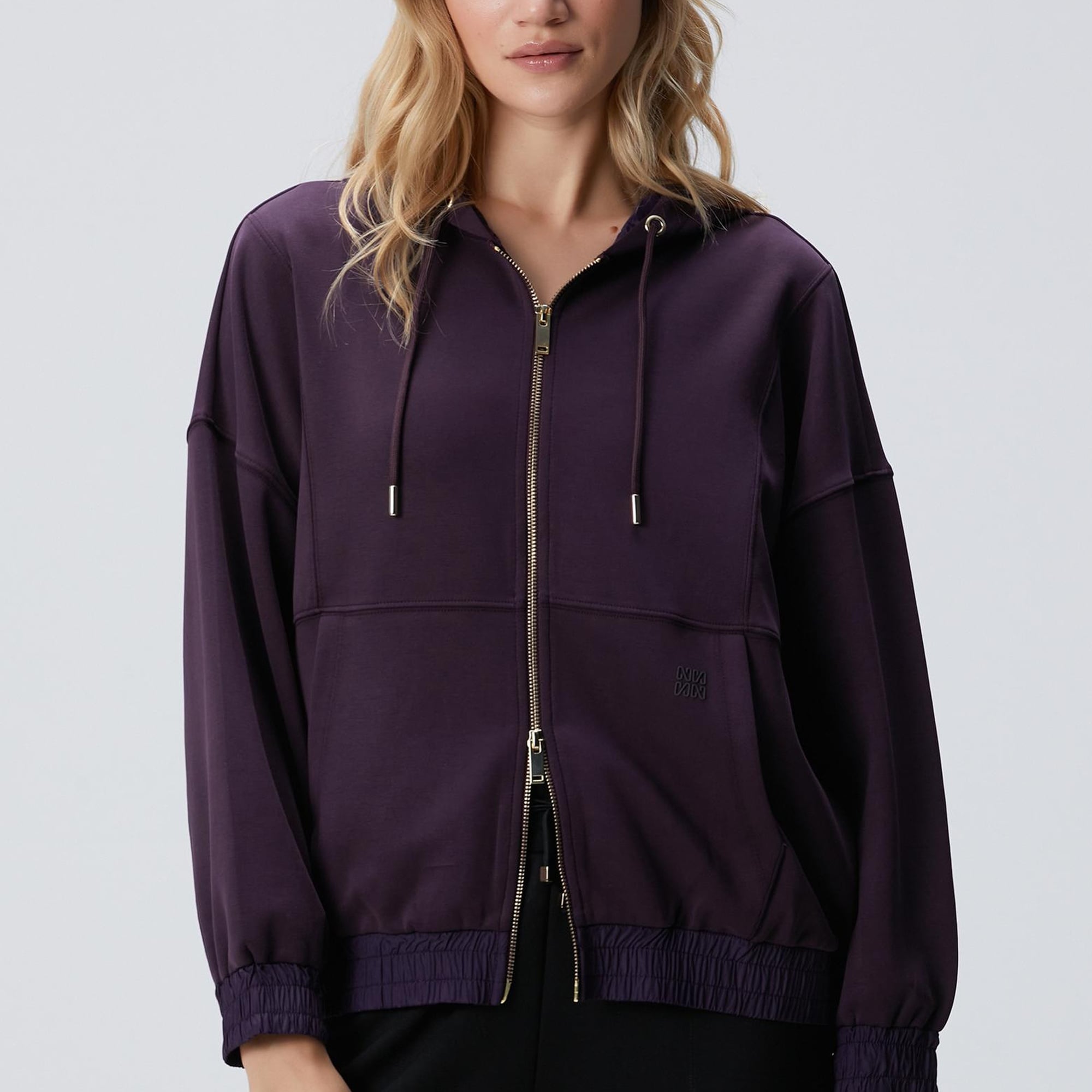 Network Kadın Mor Modal Karışımlı Sweatshirt