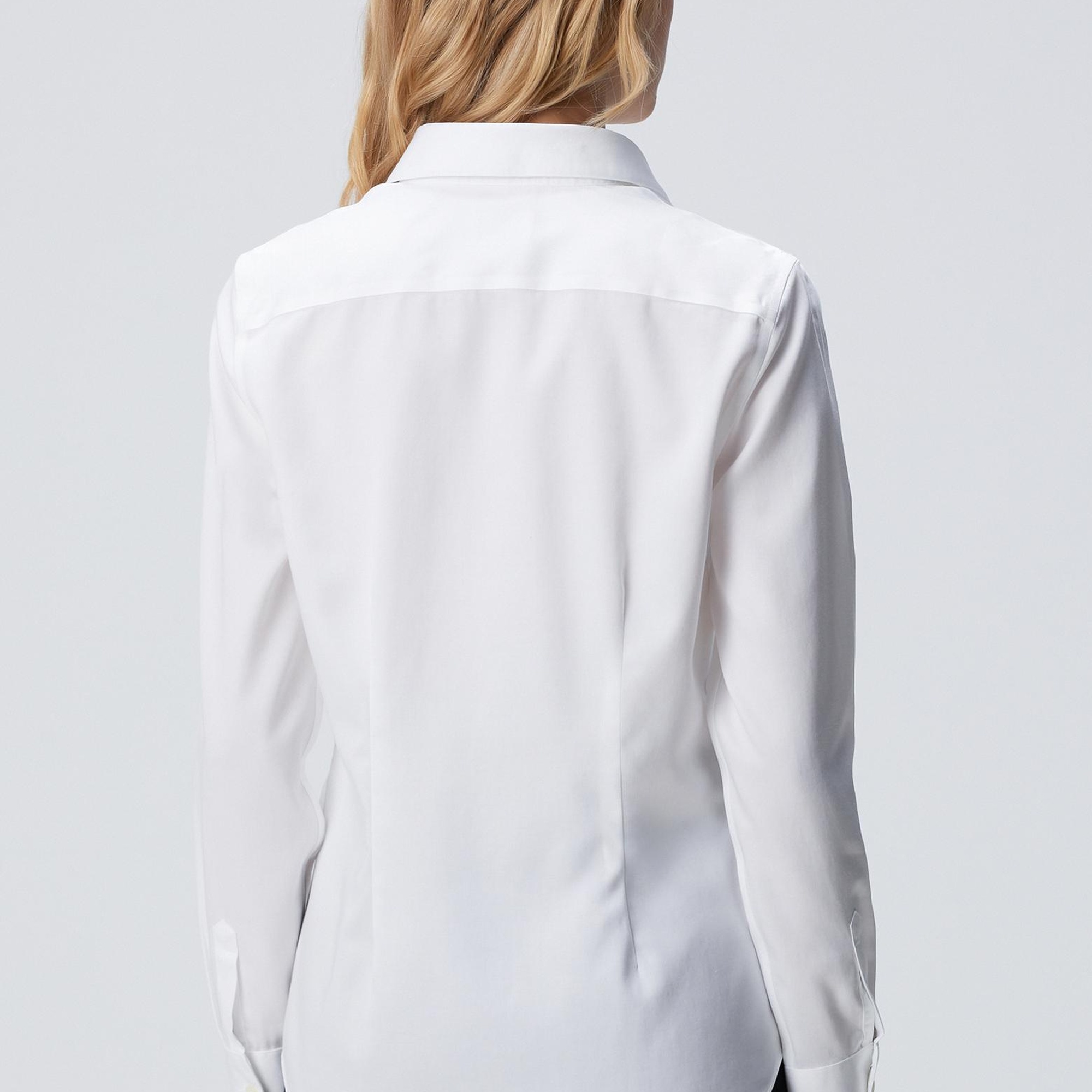 Network Kadın Non Iron Beyaz Gömlek