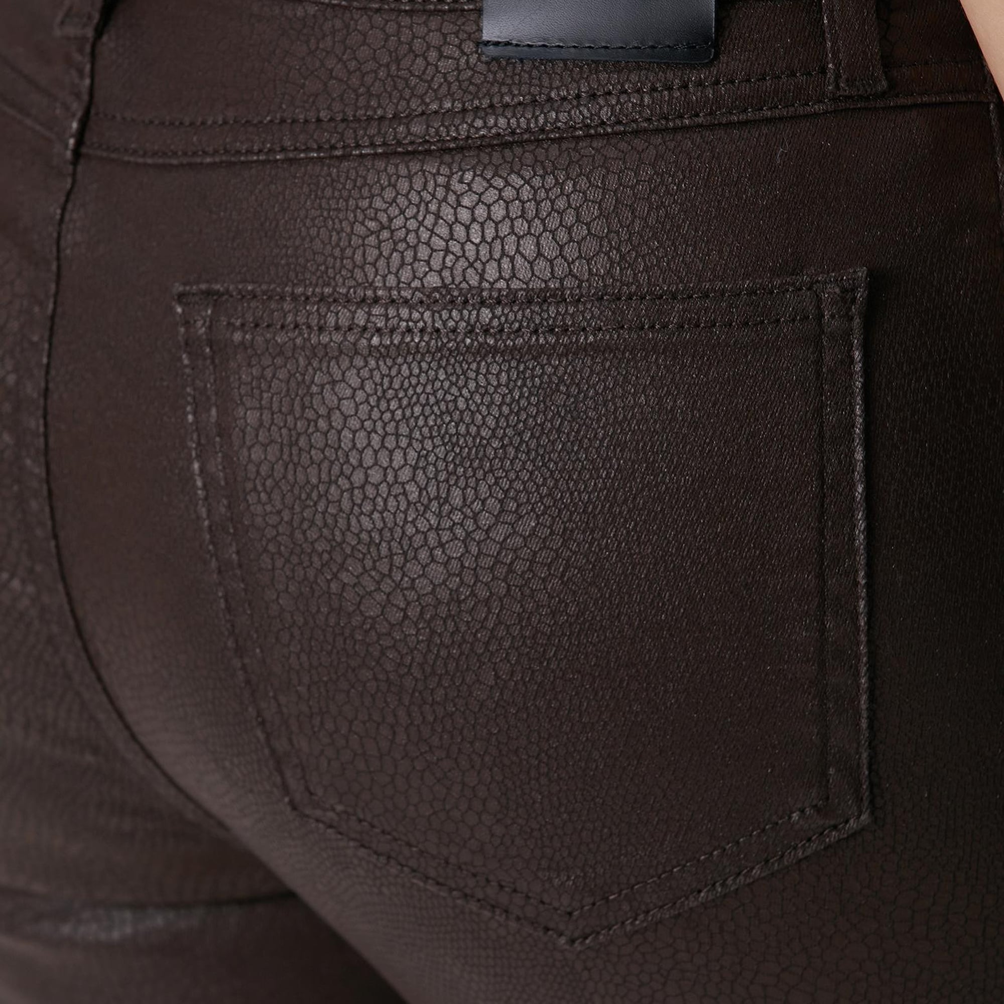 Network Kadın Kahverengi Kaplamalı Casual Pantolon