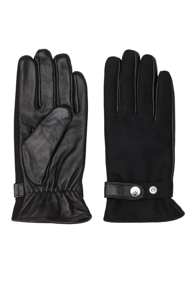  Network Erkek Siyah Deri Eldiven