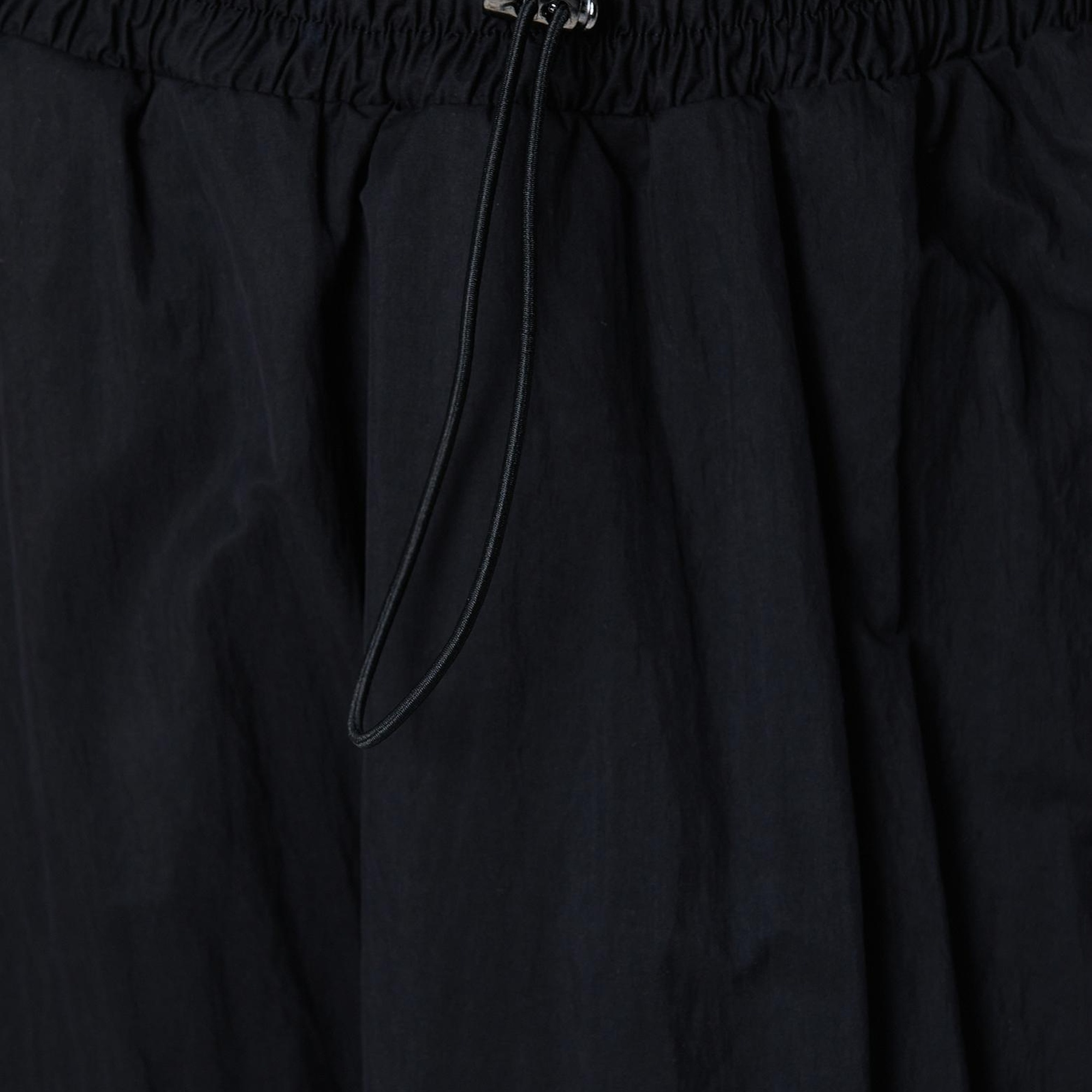 Network Kadın Siyah Beli Büzgülü Lastikli Diz Altı Etek