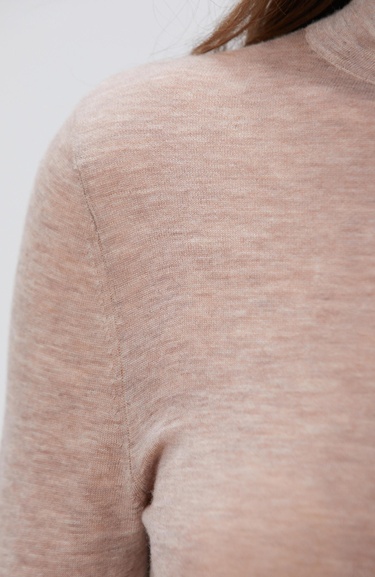  Network Kadın Limited Vizon Melanj Yün Kazak