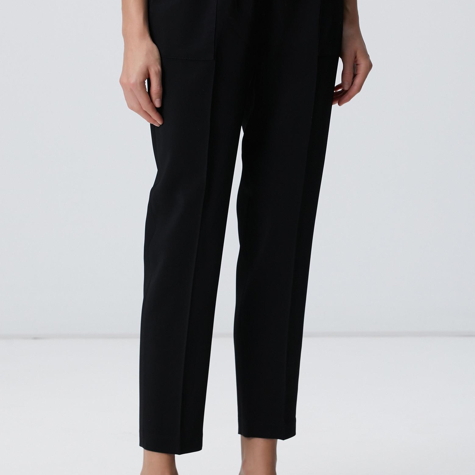 Network Kadın Siyah Pantolon