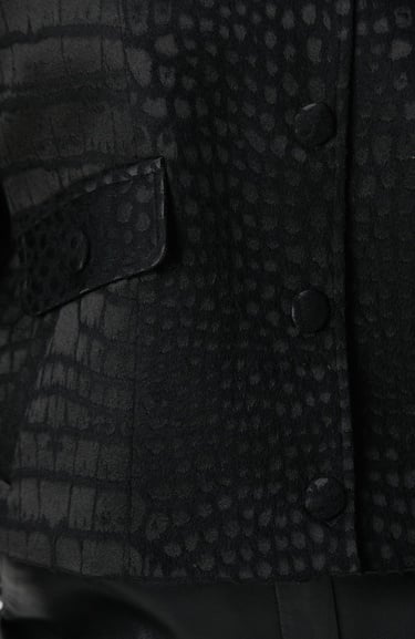  Network Kadın Siyah Yün Karışımlı Mont