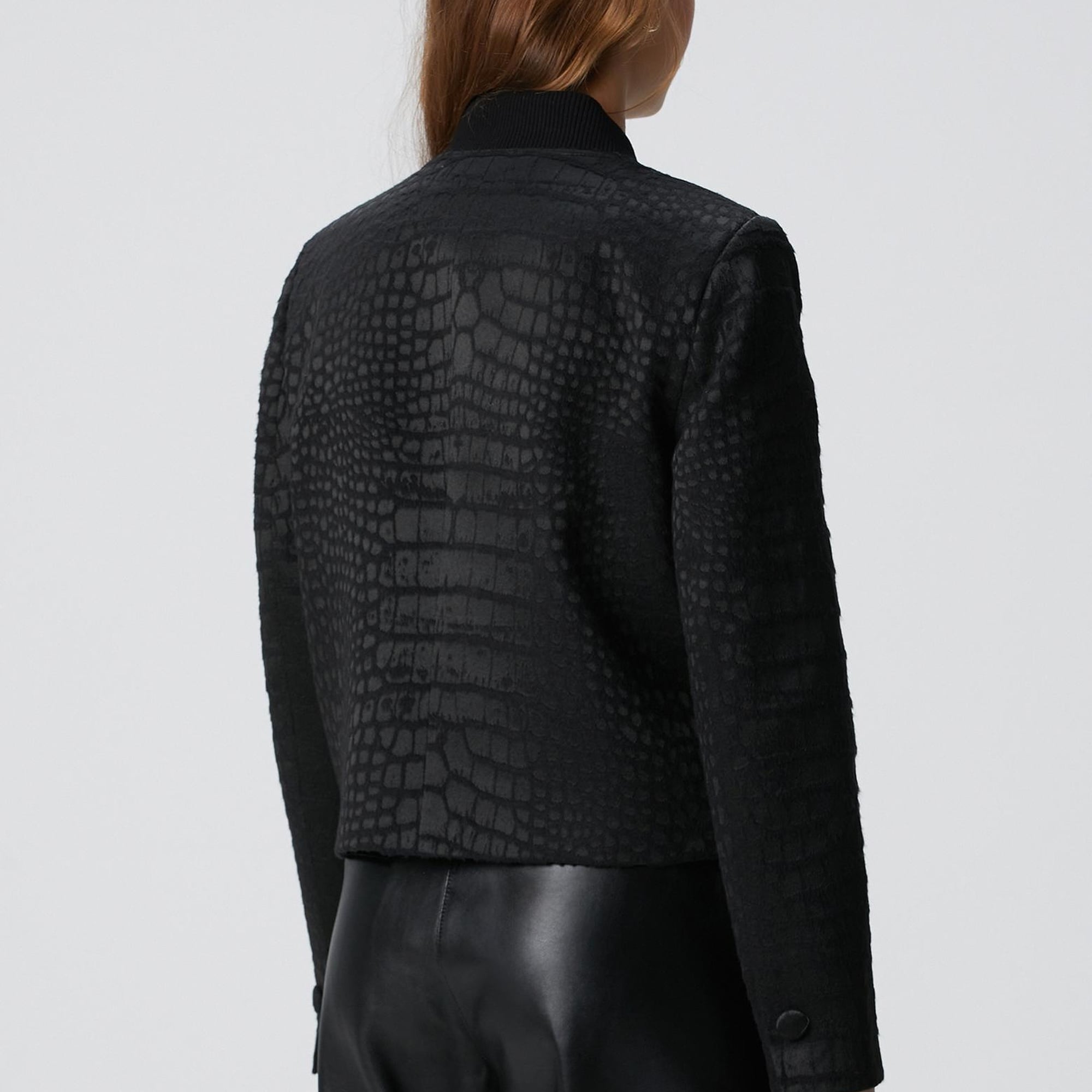 Network Kadın Siyah Yün Karışımlı Mont