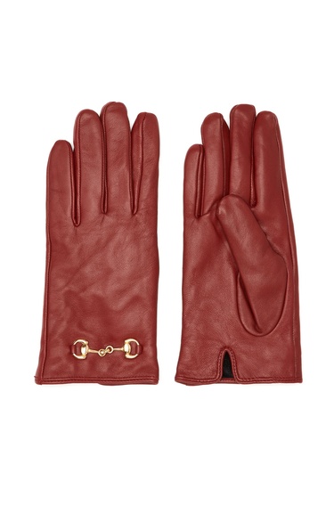  Network Kadın Bordo Deri Eldiven