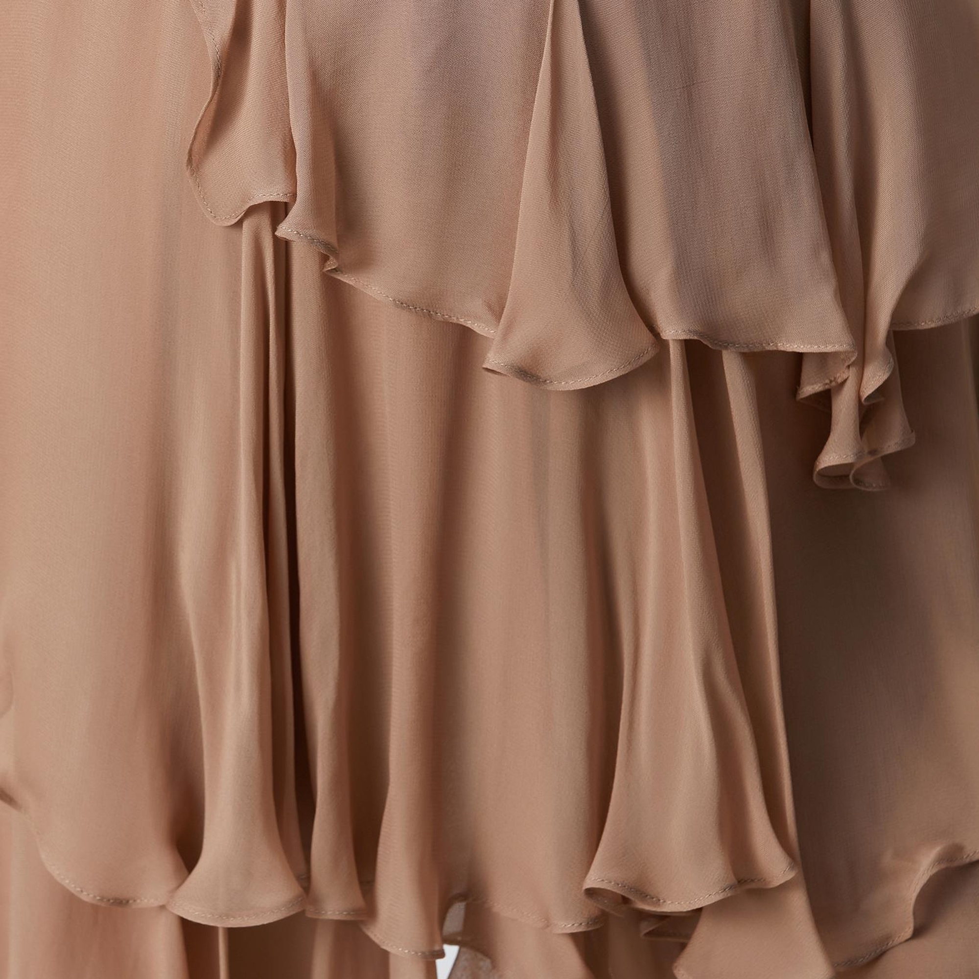 Network Kadın Vizon Şifon Mini Etek