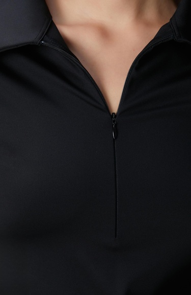  Network Kadın N-Tech Siyah Örme Bluz