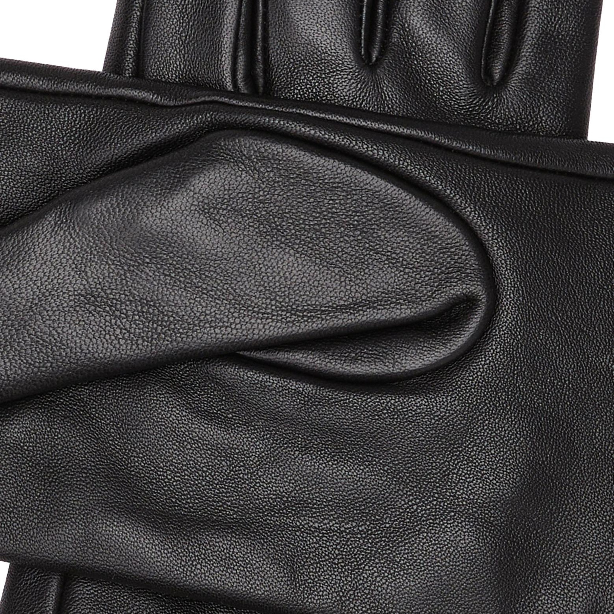 Network Erkek Siyah Deri Eldiven