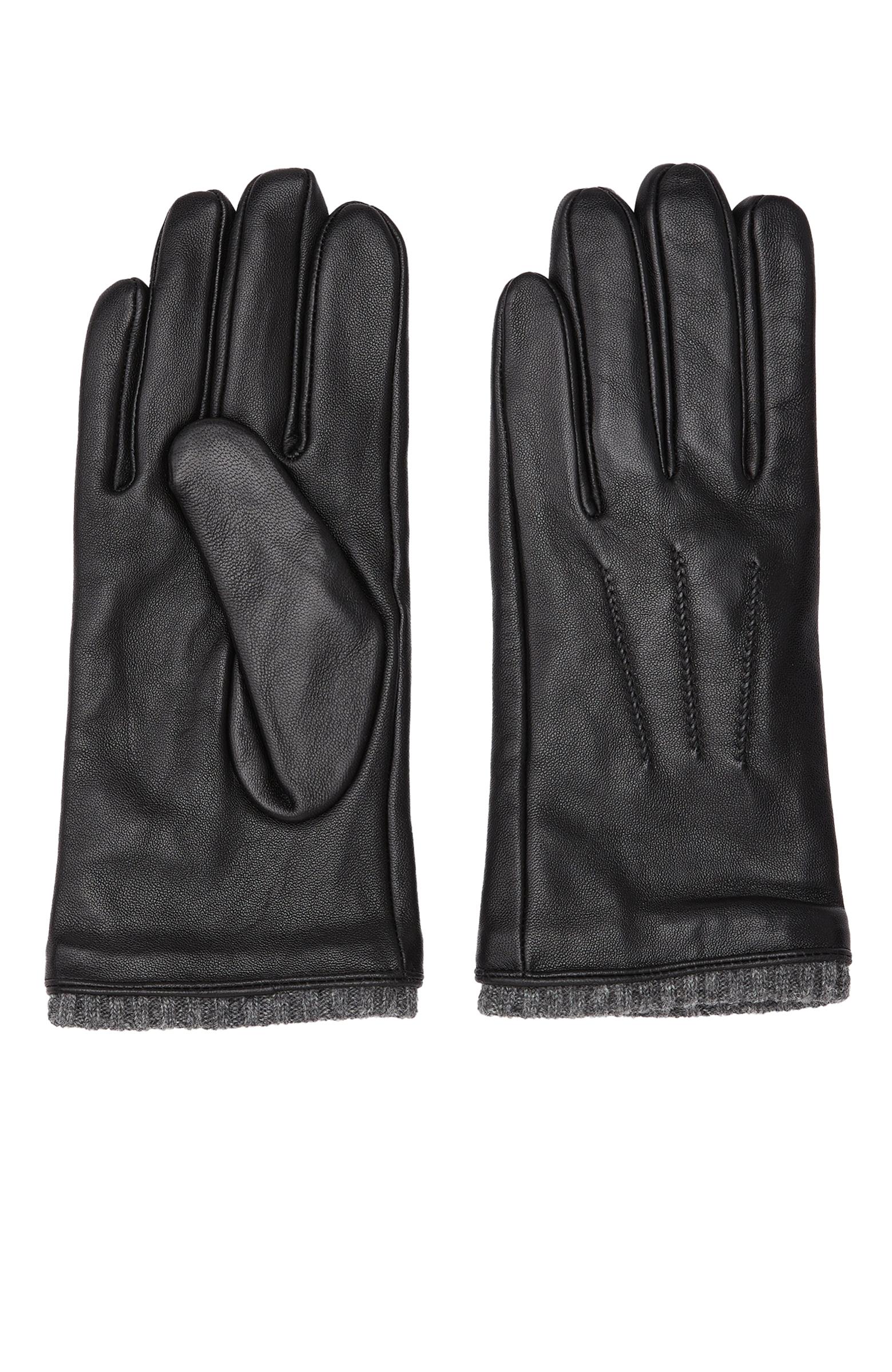  Network Erkek Siyah Deri Eldiven