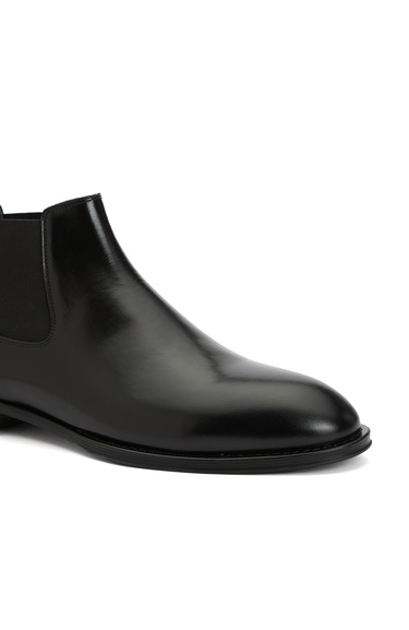  George Hogg Erkek Siyah Deri Bot