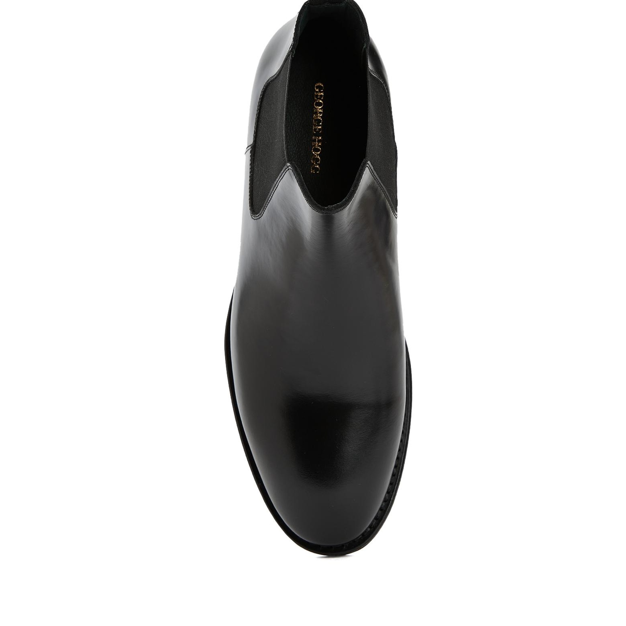 George Hogg Erkek Siyah Deri Bot