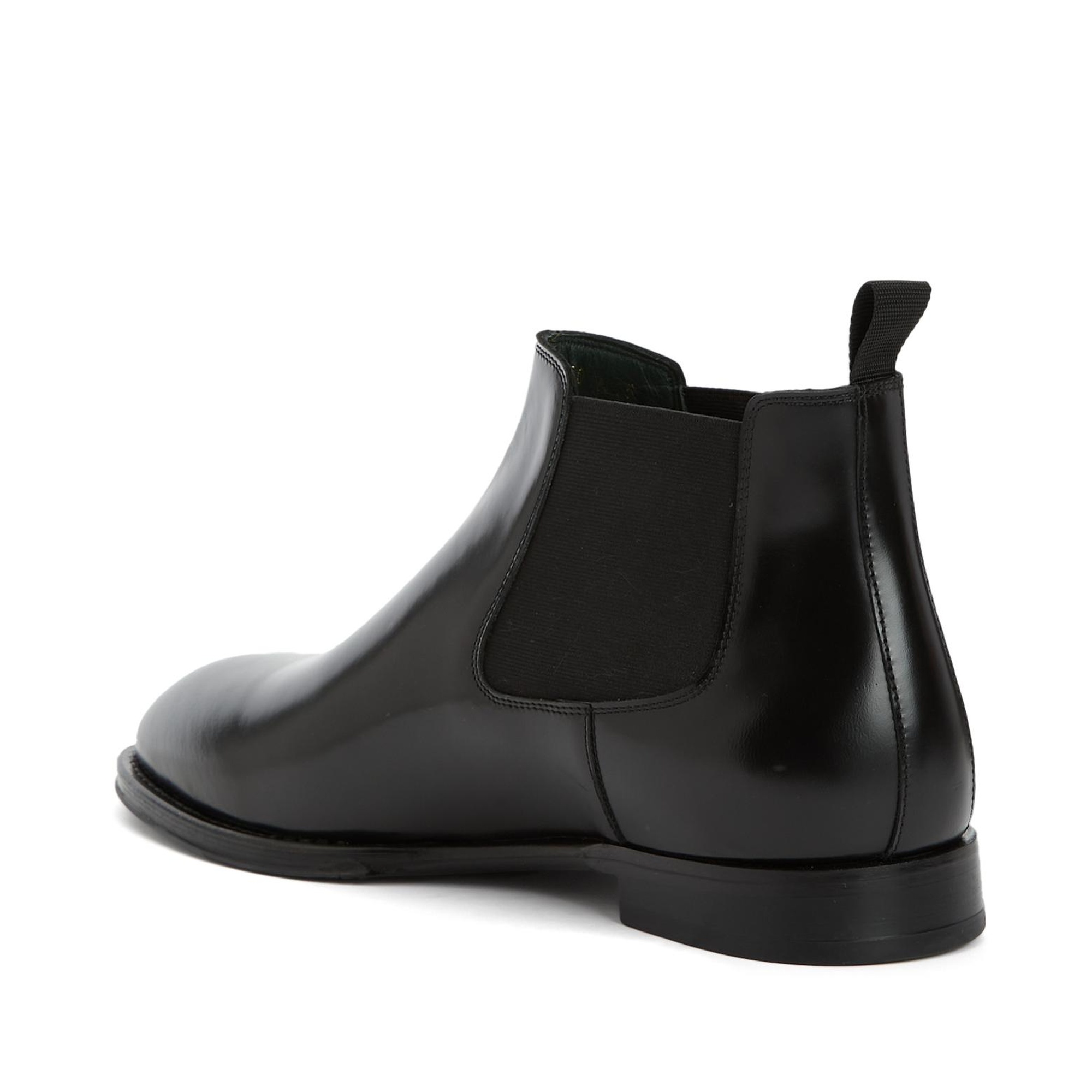 George Hogg Erkek Siyah Deri Bot