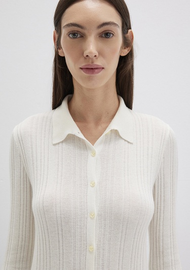  Mavi Ekru Triko Polo 1710838-80194