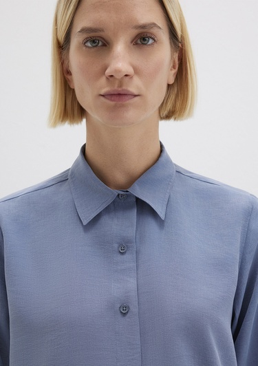  Mavi Mavi Gömlek Loose Fit / Bol Rahat Kesim 1211373-70728