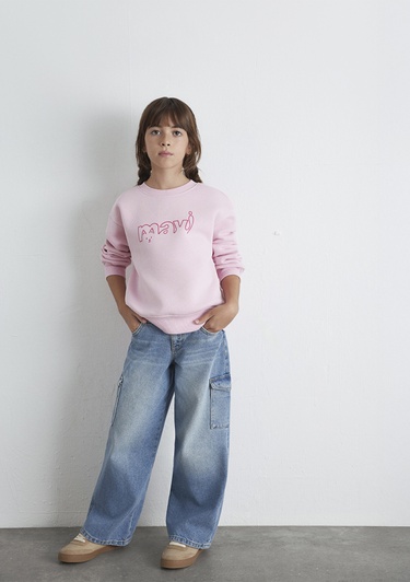  Mavi Pembe Sweatshirt 7S10162-70973