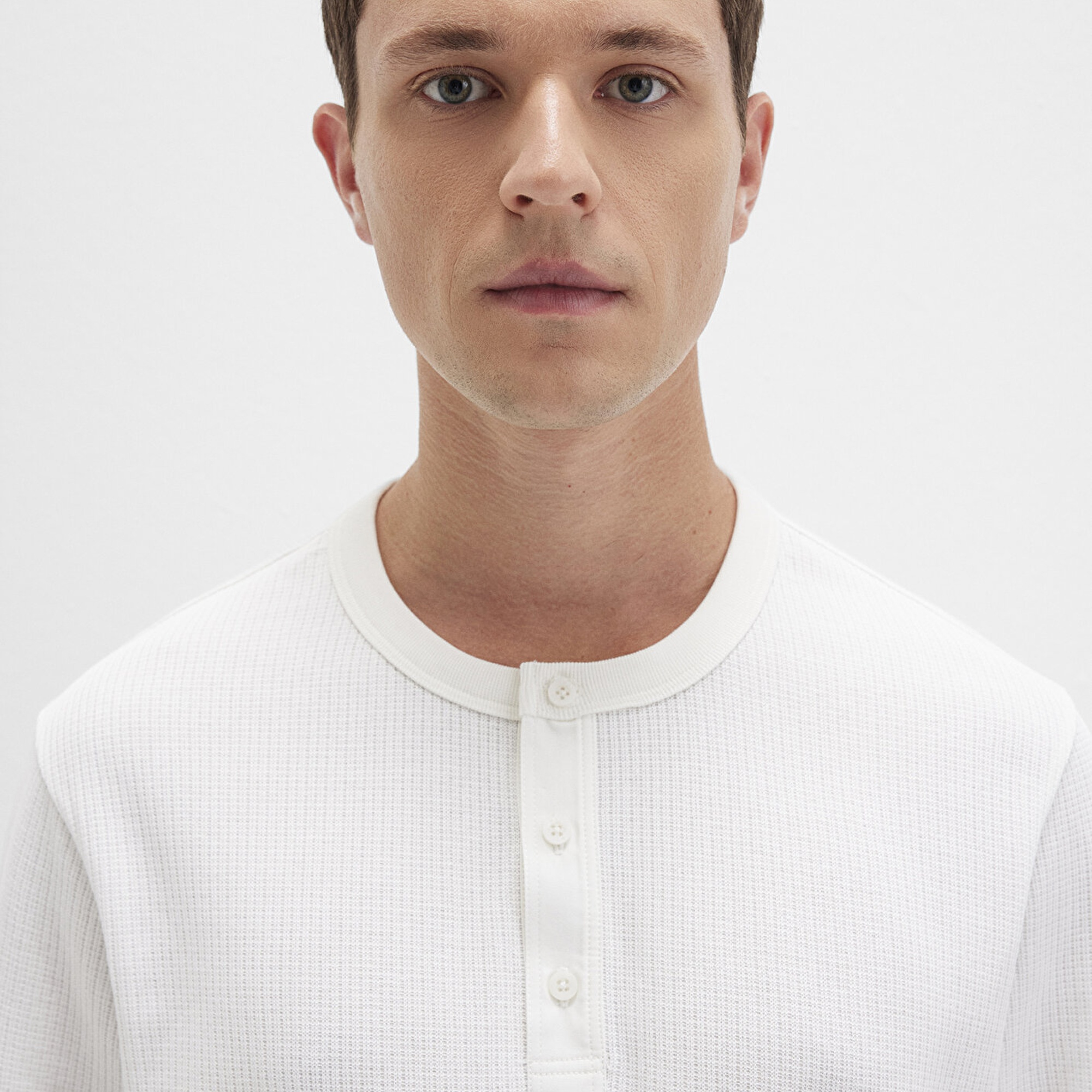 Mavi Ekru Tişört Loose Fit / Bol Rahat Kesim 0613115-70057