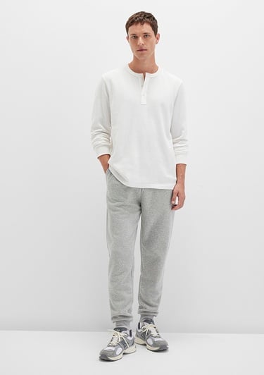  Mavi Ekru Tişört Loose Fit / Bol Rahat Kesim 0613115-70057