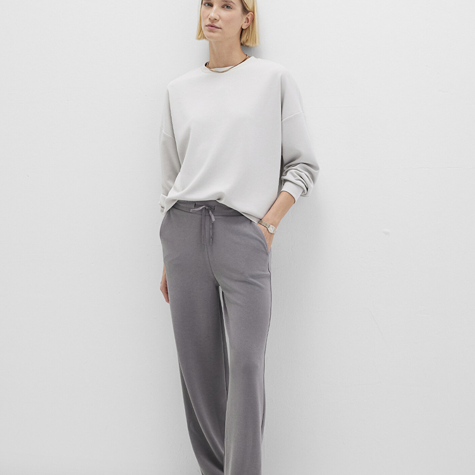 Mavi Sporty Lux  TENCEL TM Modal Gri Eşofman Altı 1010635-82577