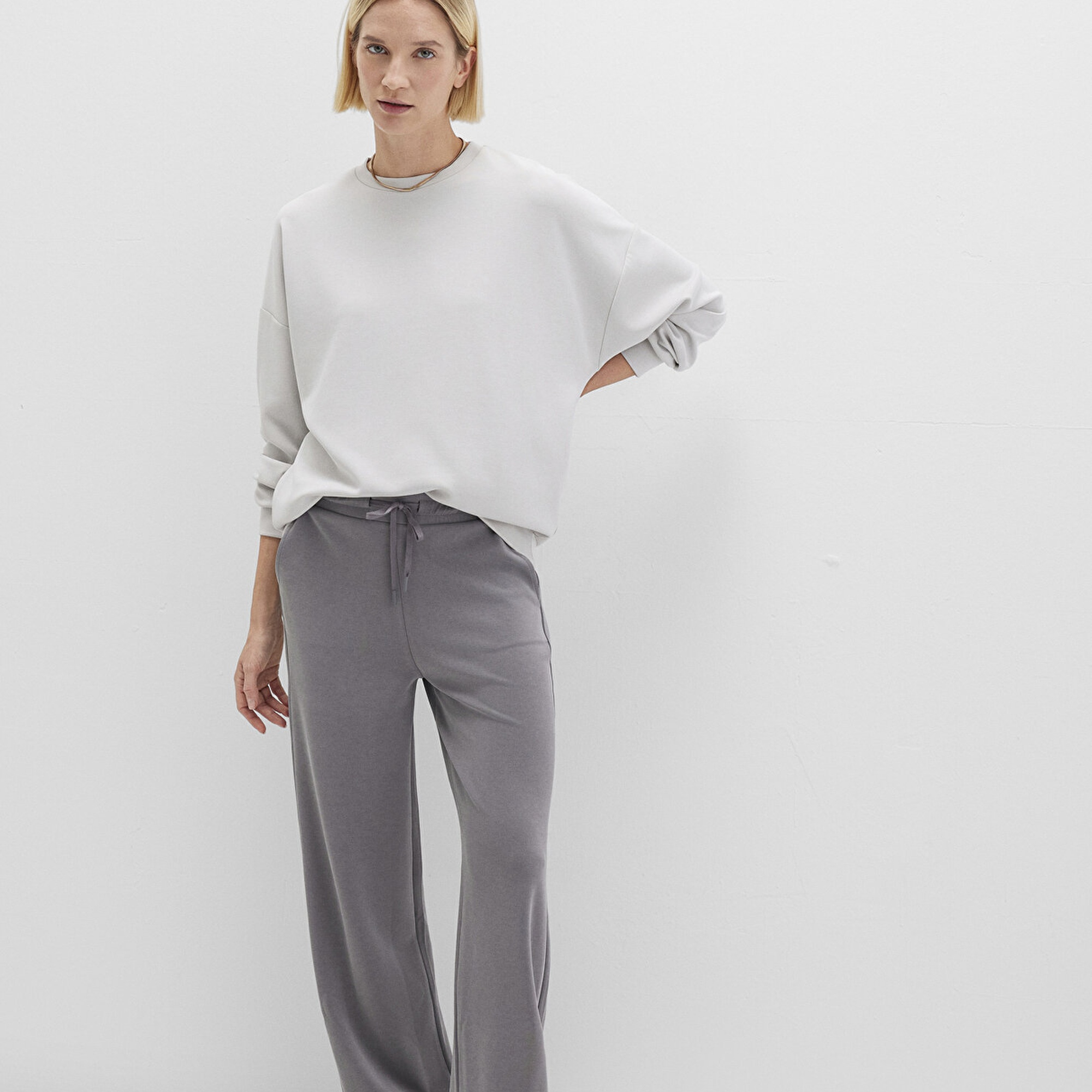 Mavi Sporty Lux  TENCEL TM Modal Gri Eşofman Altı 1010635-82577