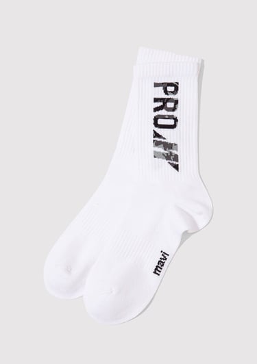  Mavi Beyaz Soket Çorap 0912095-620