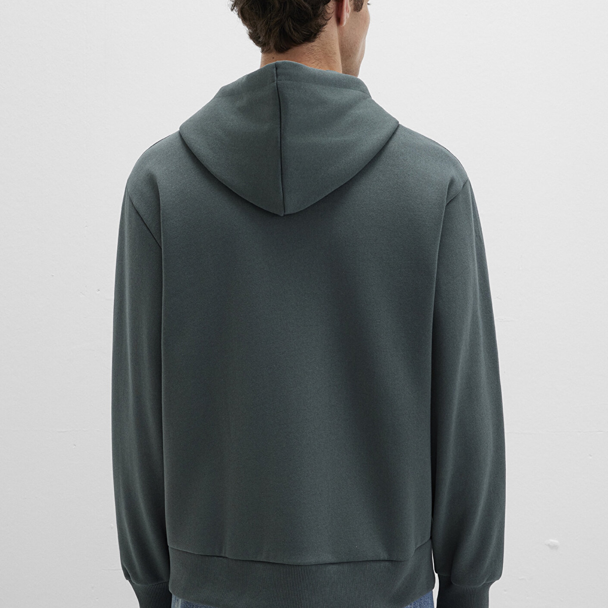 Mavi Mavi Logolu Kapüşonlu Fermuarlı Yeşil Sweatshirt 066979-71598