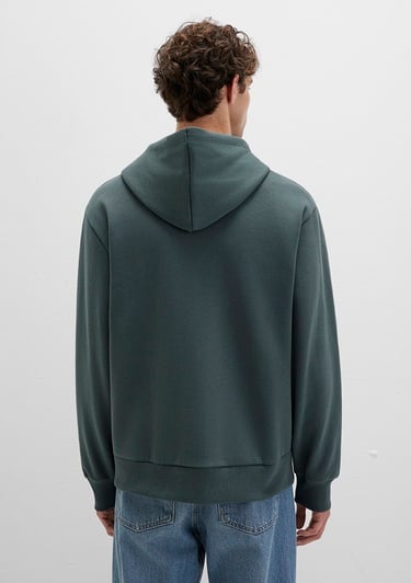  Mavi Mavi Logolu Kapüşonlu Fermuarlı Yeşil Sweatshirt 066979-71598