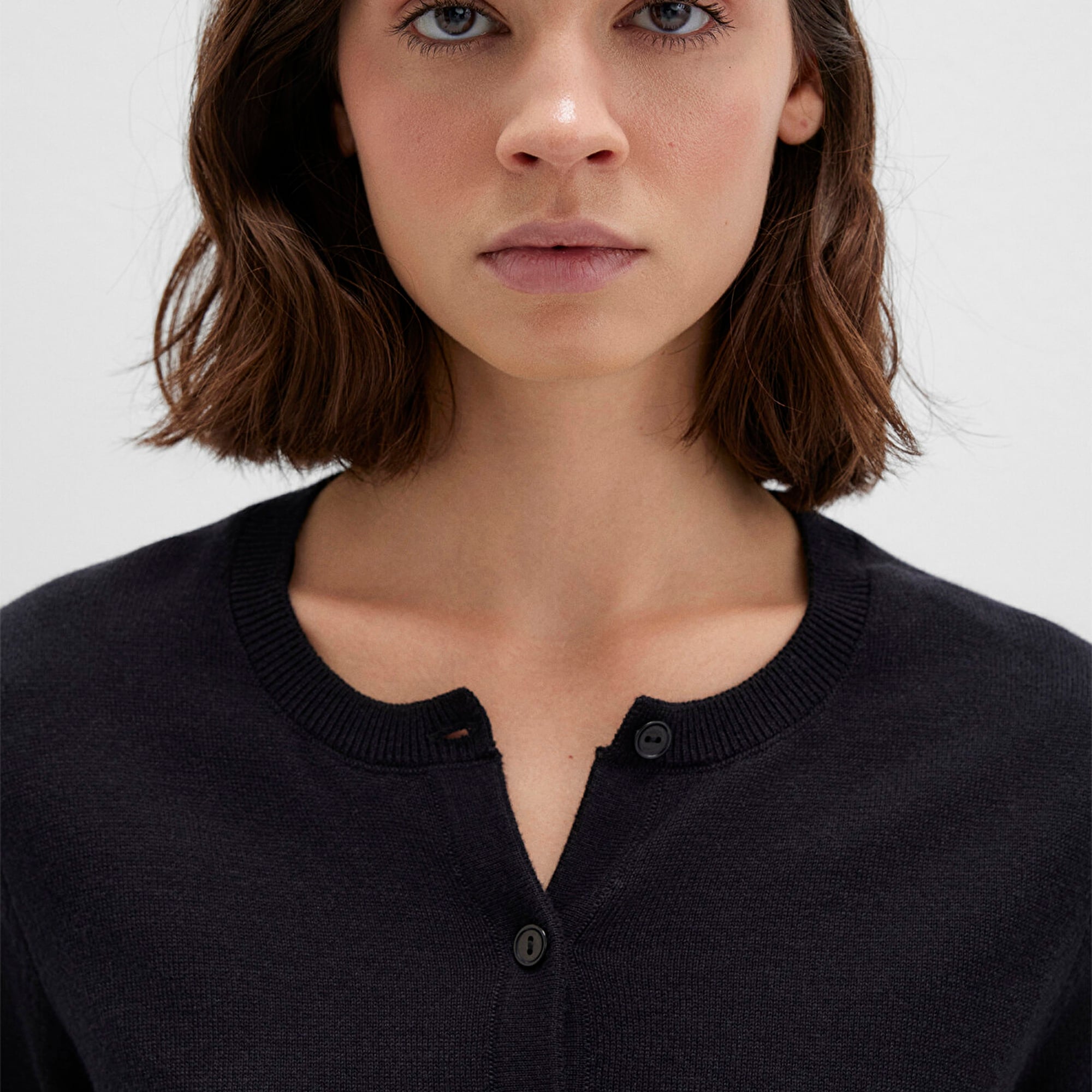 Mavi Siyah Hırka Fitted / Vücuda Oturan Kesim 1710722-900