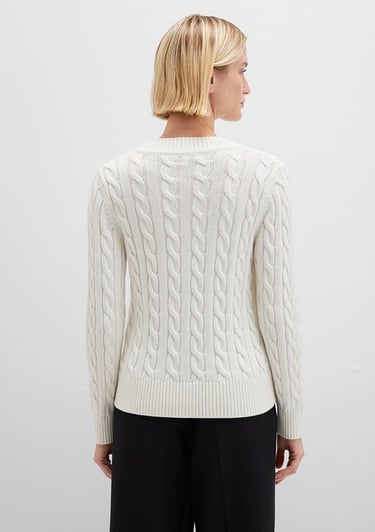  Mavi Ekru Kazak Slim Fit / Dar Kesim 1710720-70057