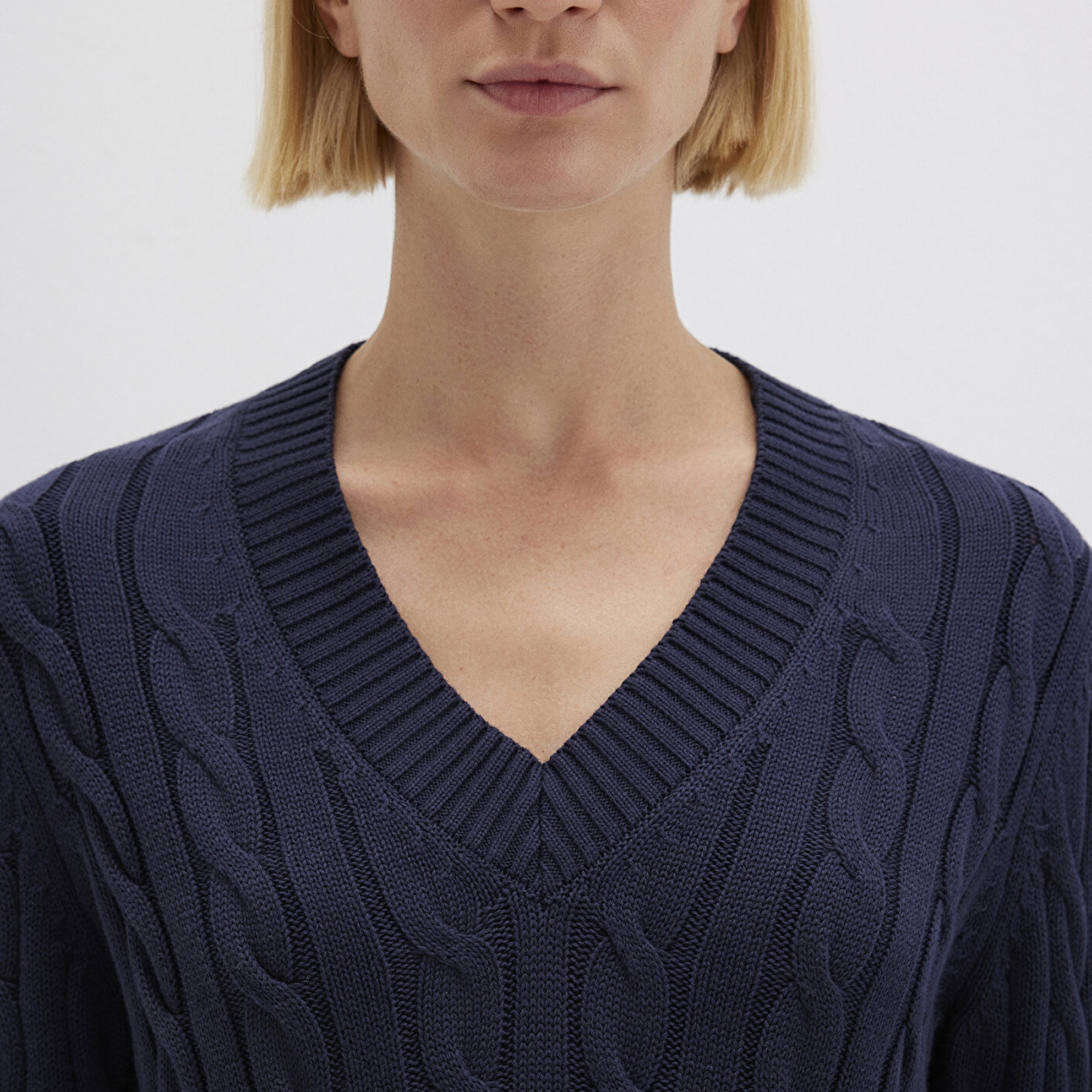 Mavi Lacivert Kazak Slim Fit / Dar Kesim 1710720-89101