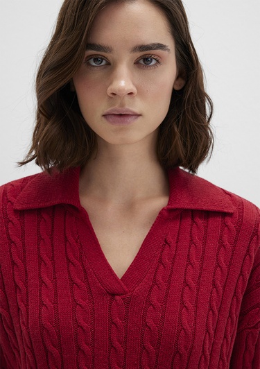  Mavi Kırmızı Triko Polo 1710717-70391